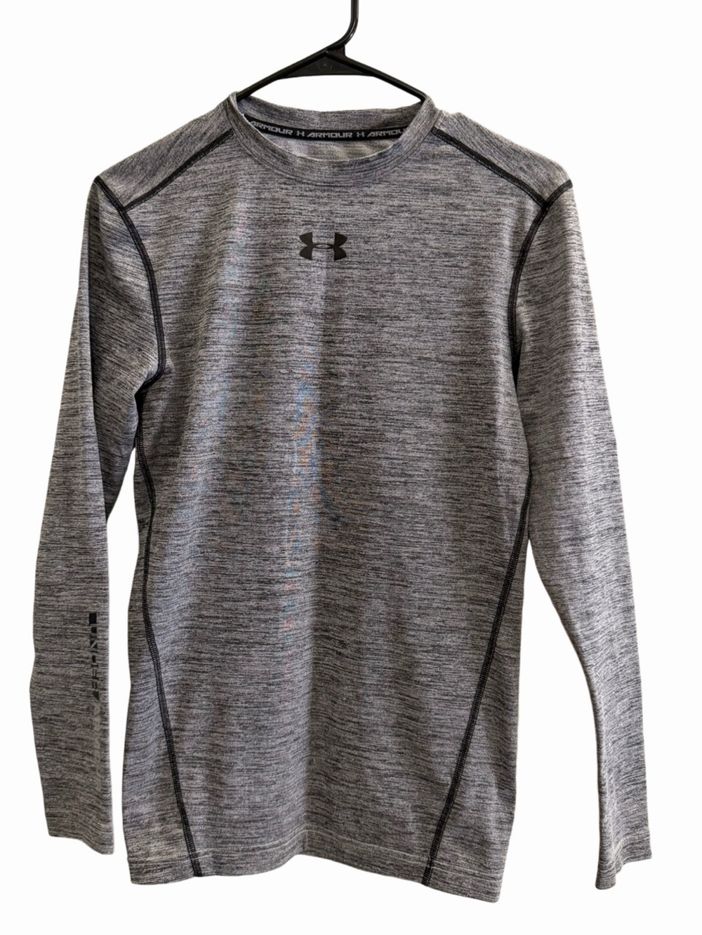 Under Armour ColdGear Compression Long Sleeve Shirt Gray Small